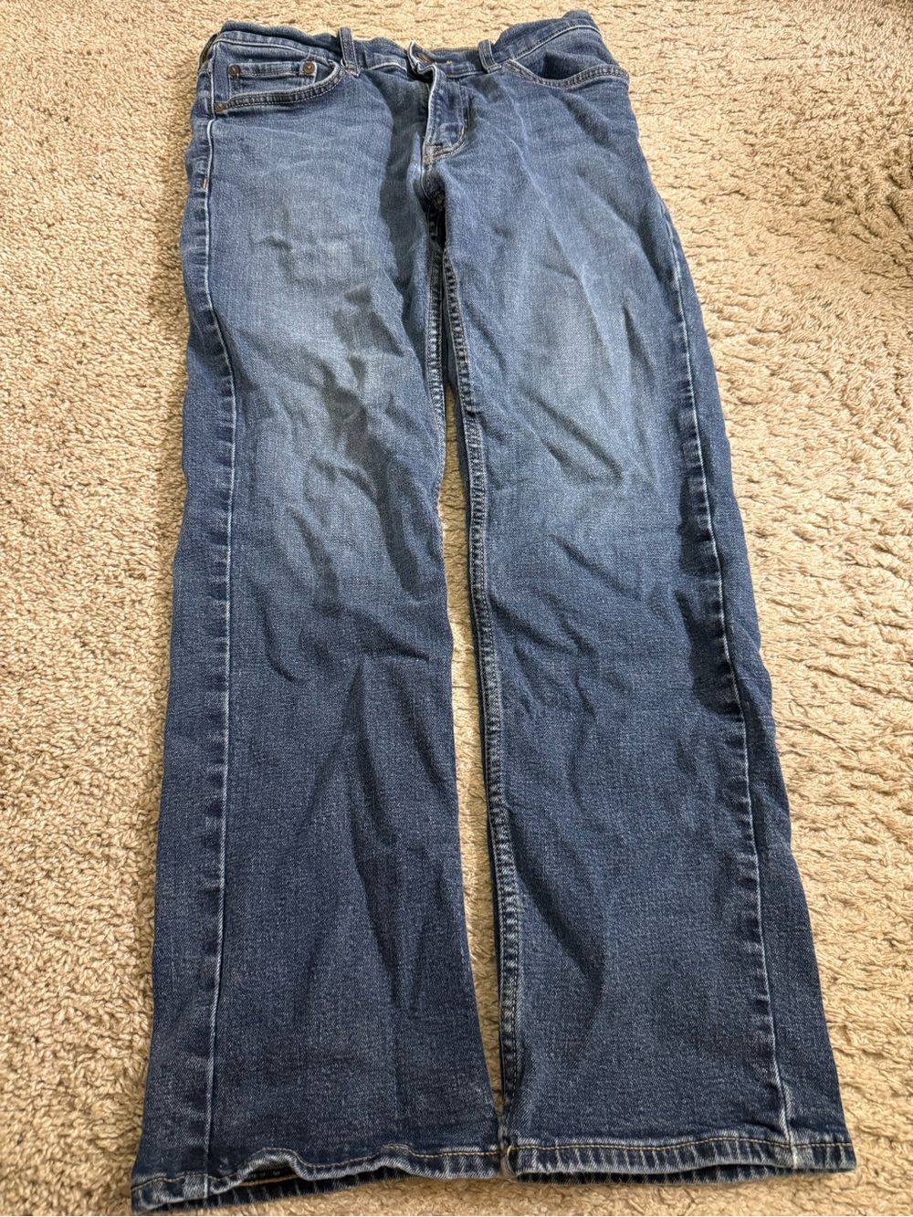 Old Navy Men's Medium Wash Loose Built-In Flex Jeans - 30x30
